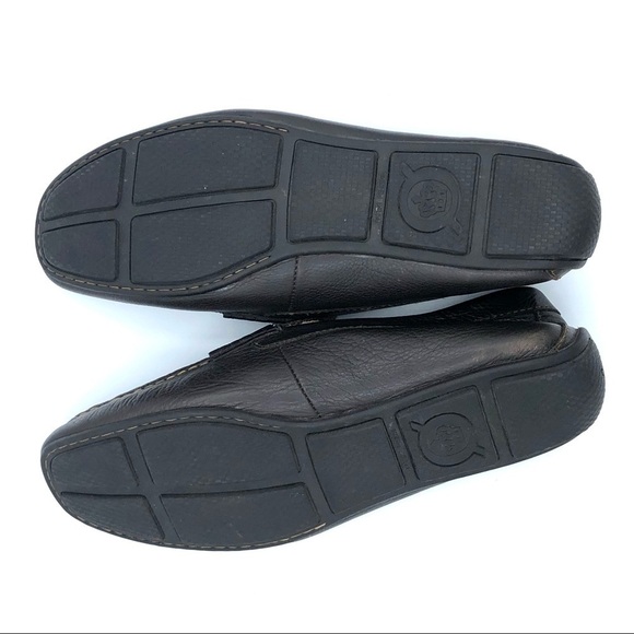 Born Soft Pebble Leather Driving Penny Loafer Dark Brown Comfort Shoe Size 11.5 - Picture 6 of 7